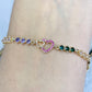 Pulsera de Chapa de Oro COP1470-1