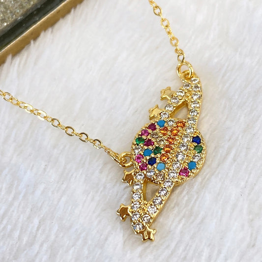 Collar Chapa de Oro CC2037-1