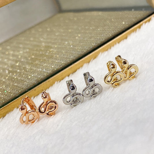 Set de Aretes Chapa de Oro COA1863-2