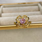 Anillo de Chapa de Oro Giratorio Ajustable ACO1412-1