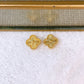 Arete de Chapa de Oro COA2630-1