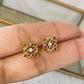 Arete de Chapa de Oro COA1895-1