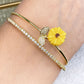 Pulsera de Chapa de Oro con Zirconias COP1609-1