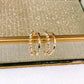 Arete de Chapa de Oro COA2823-1