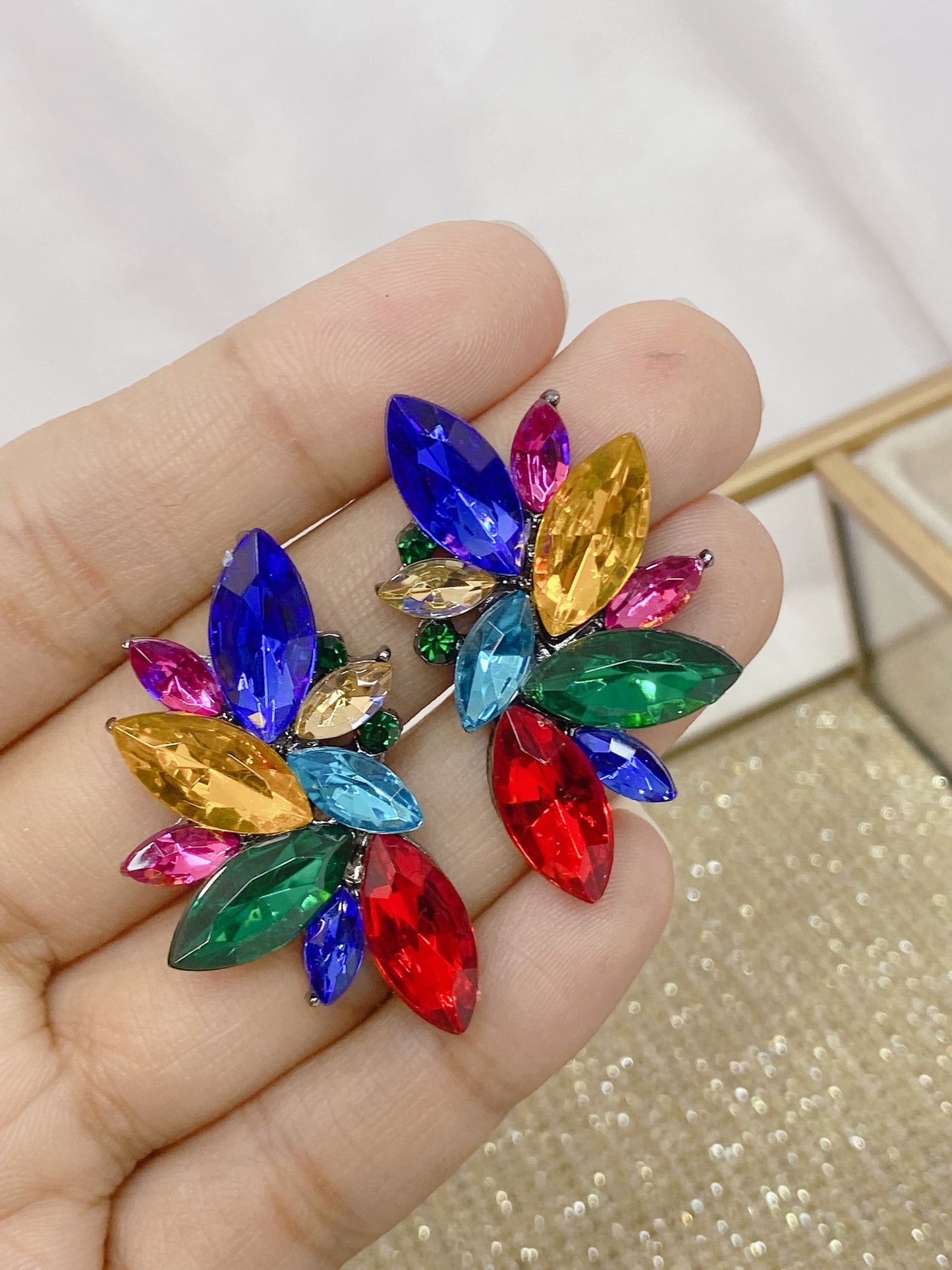 Arete de Fiesta de Bisuteria AB5307-3