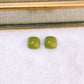 Arete de Chapa de Oro y Acrilico COA2827-4