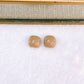 Arete de Chapa de Oro y Acrilico COA2827-5