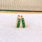Arete de Chapa de Oro COA2629-3