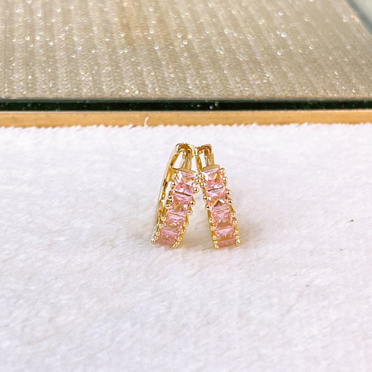 Arete de Chapa de Oro COA2629-2