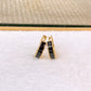 Arete de Chapa de Oro COA2629-6