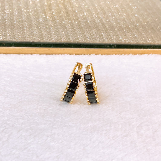 Arete de Chapa de Oro COA2629-6