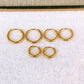 Set de Aretes de Acero Inoxidable AAI2937-1