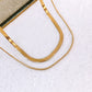 Collar Doble de Acero Inoxidable CAI3352-1