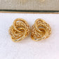 Arete de Chapa de Oro COA2833-1