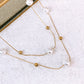 Collar Doble de Acero Inoxidable CAI3362-1