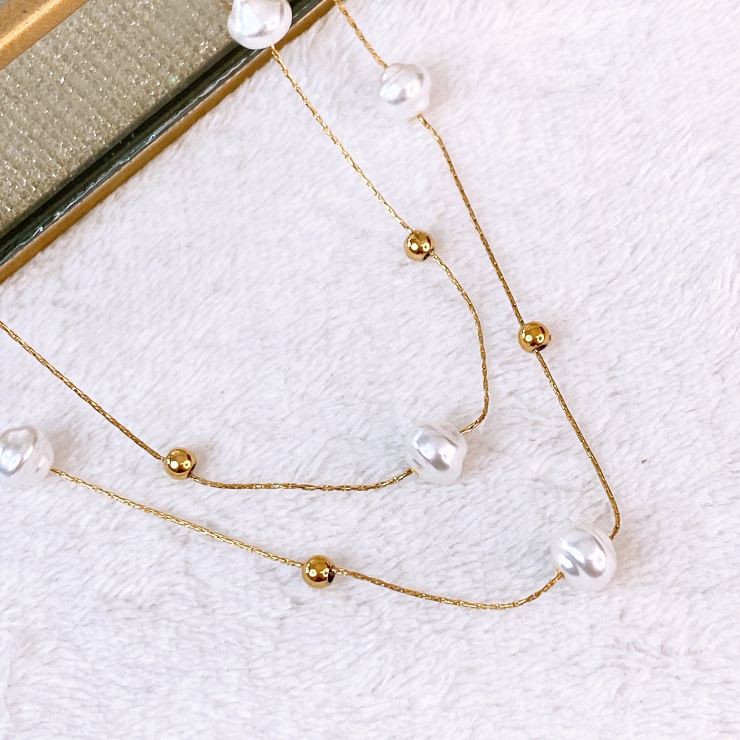 Collar Doble de Acero Inoxidable CAI3362-1