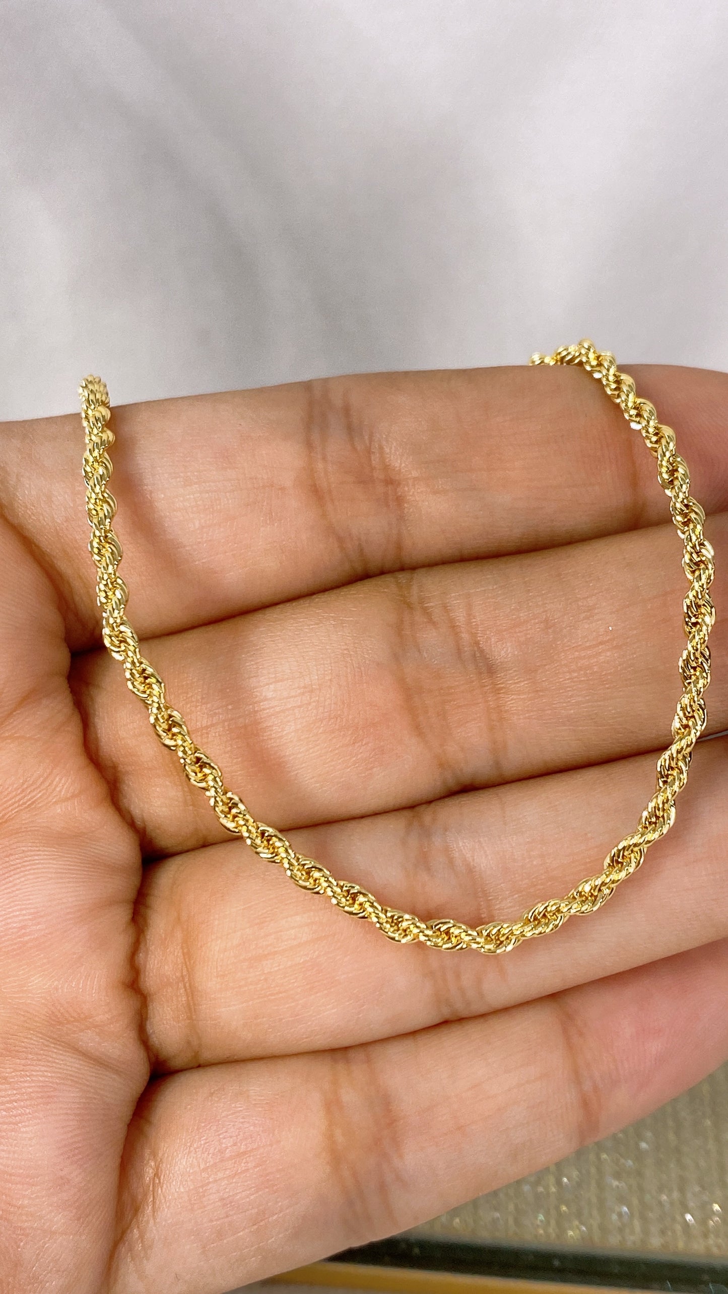 Cadena de Chapa de Oro CC2104-1