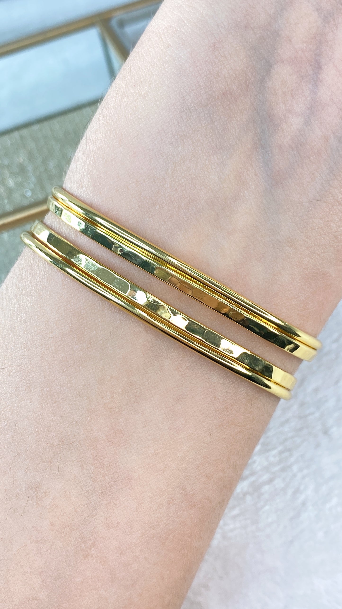 Pulsera de Chapa de Oro COP1632-1