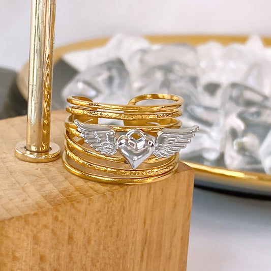 Anillo de Acero Inoxidable Ajustable RAI1329-1
