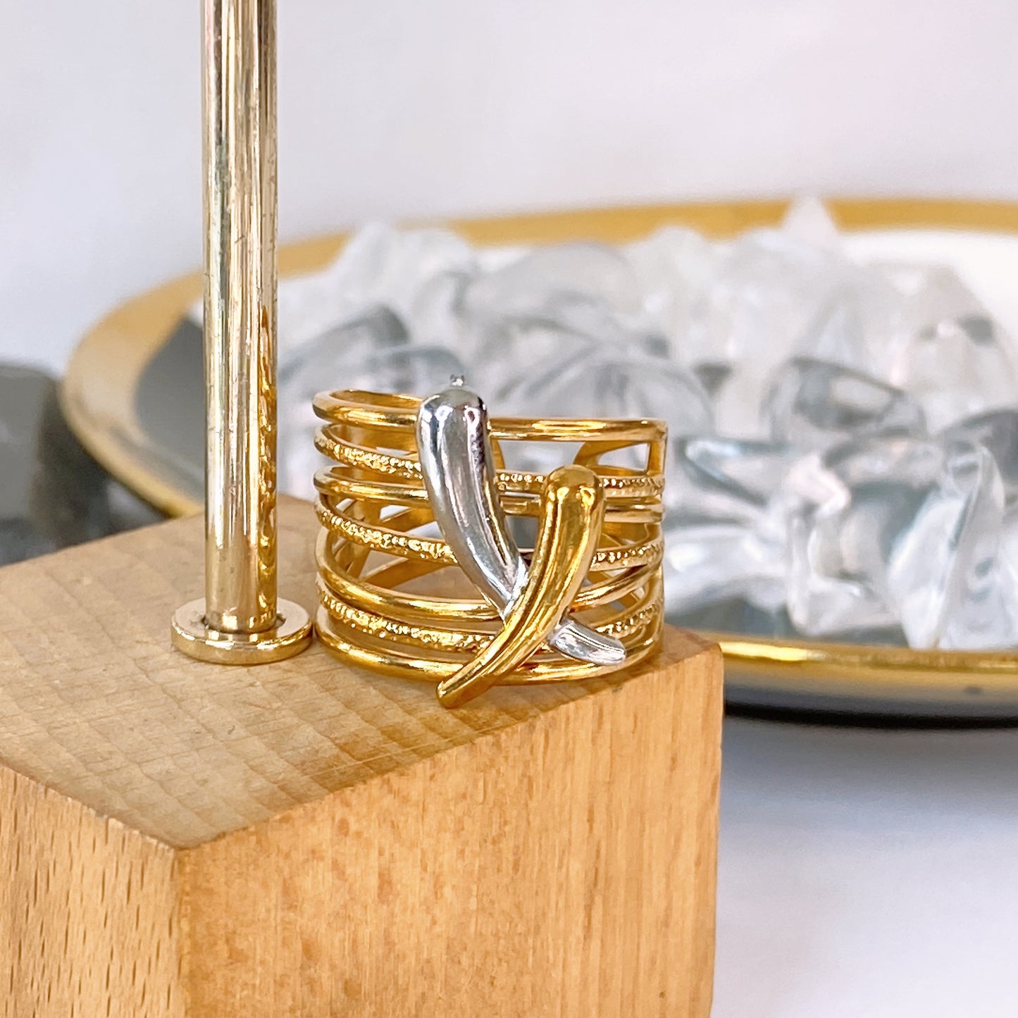 Anillo de Acero Inoxidable Ajustable RAI1329-3