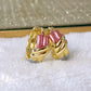 Arete Chapa de Oro COA1938-4