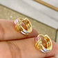 Arete Chapa de Oro COA1938-4