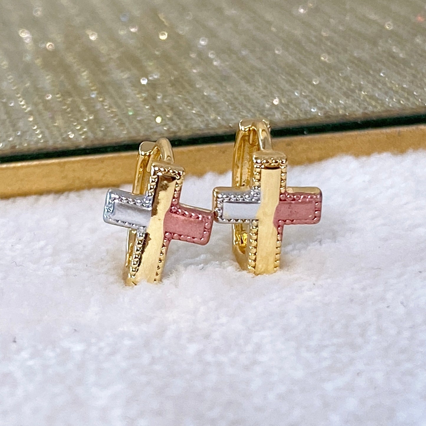 Arete Chapa de Oro COA1938-9