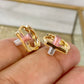 Arete Chapa de Oro COA1938-9