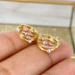 Arete Chapa de Oro COA1938-12