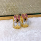 Arete Chapa de Oro COA1938-3