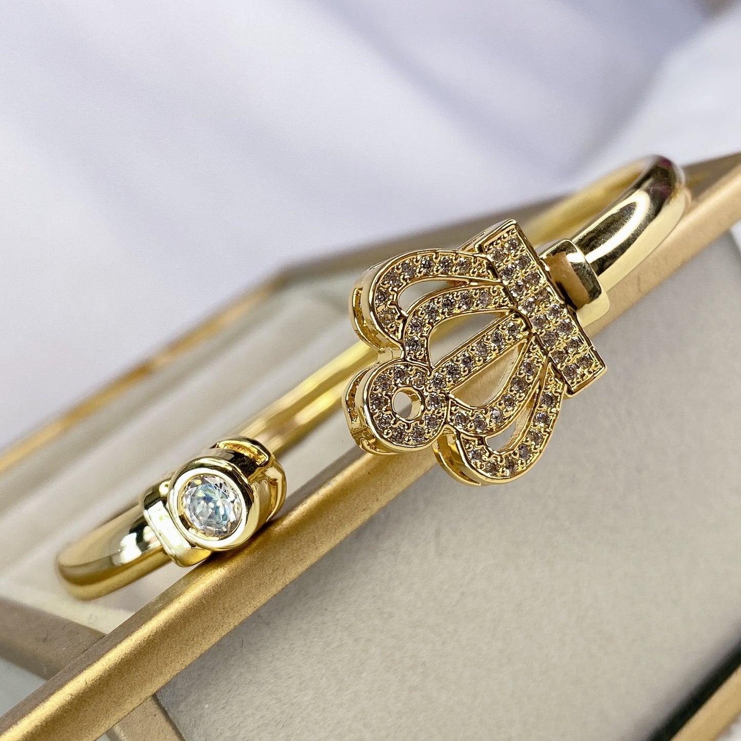Pulsera de Chapa de Oro COP1404-1