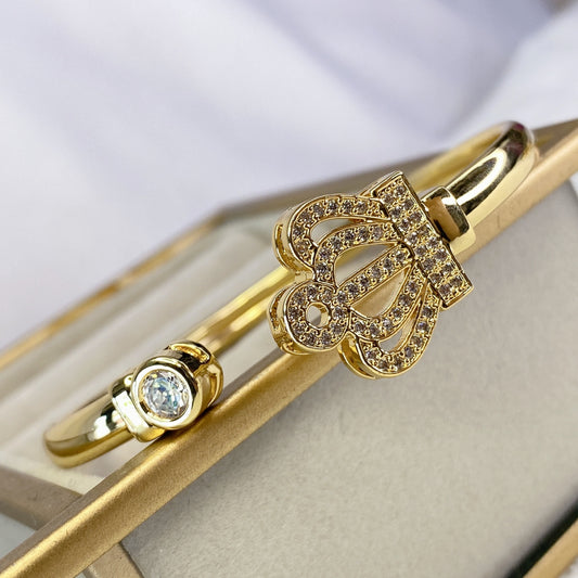 Pulsera de Chapa de Oro COP1404-1