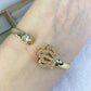 Pulsera de Chapa de Oro COP1404-1