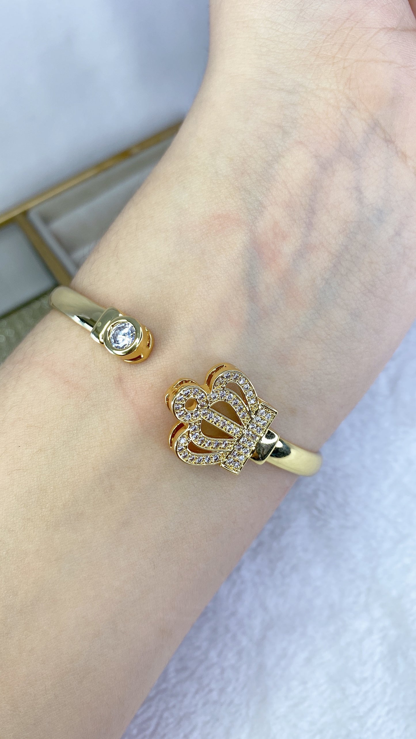 Pulsera de Chapa de Oro COP1404-1
