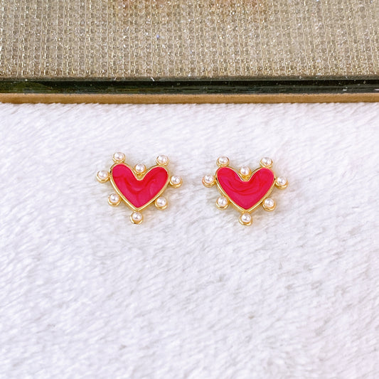 Arete de Chapa de Oro COA2866-2