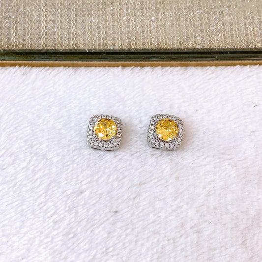 Arete de Chapa de Oro COA2867-4