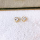 Arete de Chapa de Oro COA2865-1