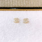 Arete de Chapa de Oro COA2641-1