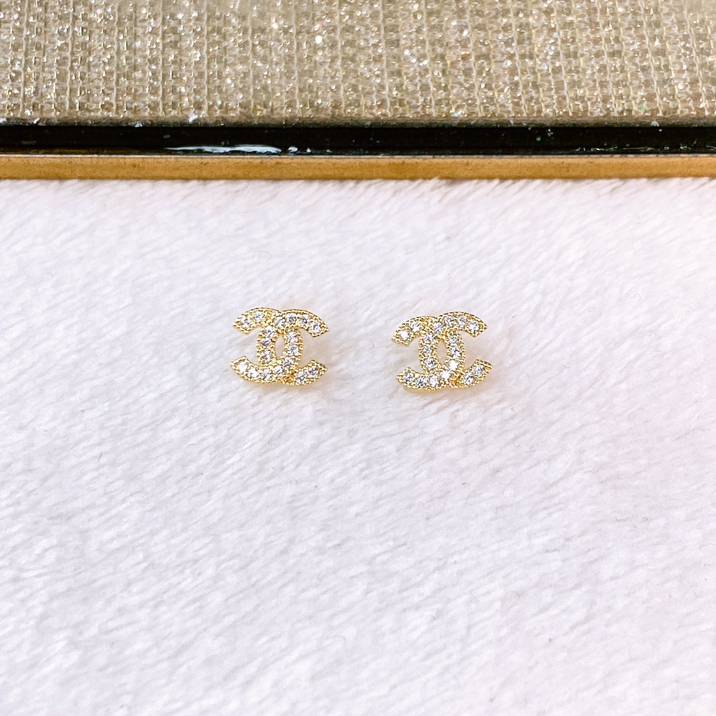 Arete de Chapa de Oro COA2641-1