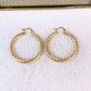 Arete de Oro Laminado 4 cm COA2851-9