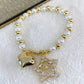 Pulsera de Chapa de Oro COP1437-1