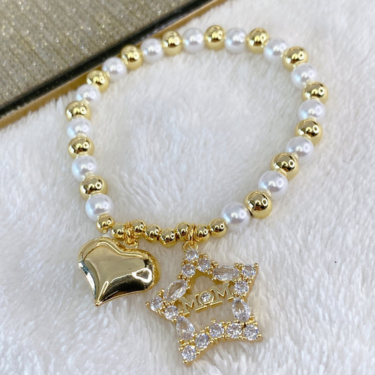 Pulsera de Chapa de Oro COP1437-1