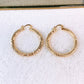 Arete de Oro Laminado 4 cm COA2851-10