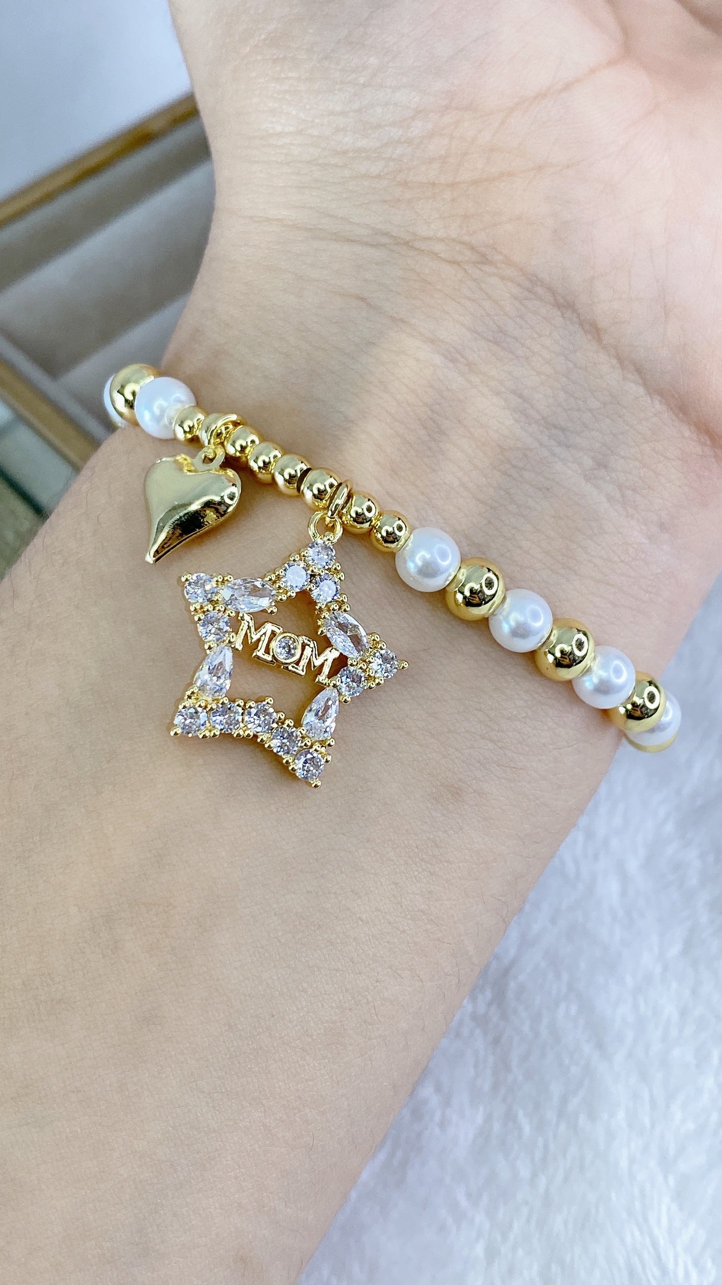 Pulsera de Chapa de Oro COP1435-1