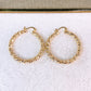 Arete de Oro Laminado 4 cm COA2851-3