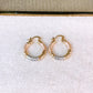 Arete de Oro Laminado 2.5 cm COA2847-10