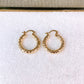 Arete de Oro Laminado 2.5 cm COA2849-2
