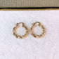 Arete de Oro Laminado 2.5 cm COA2849-4