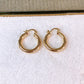 Arete de Oro Laminado 2.5 cm COA2848-1