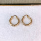 Arete de Oro Laminado 2.5 cm COA2849-6